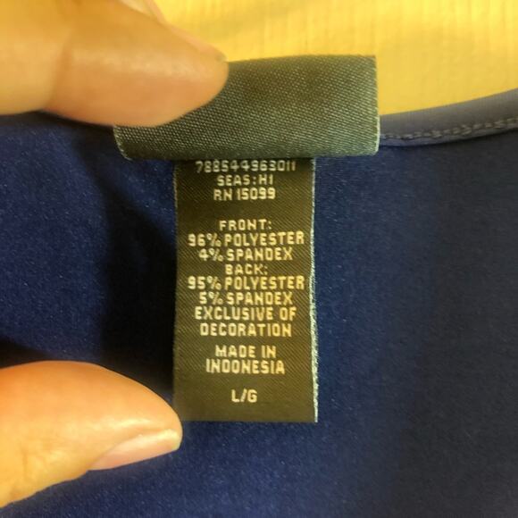 Covington Blue Sequins Shell Tank Size L (NWT) - Picture 5 of 15